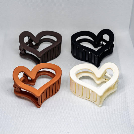 Heart Hair Clips