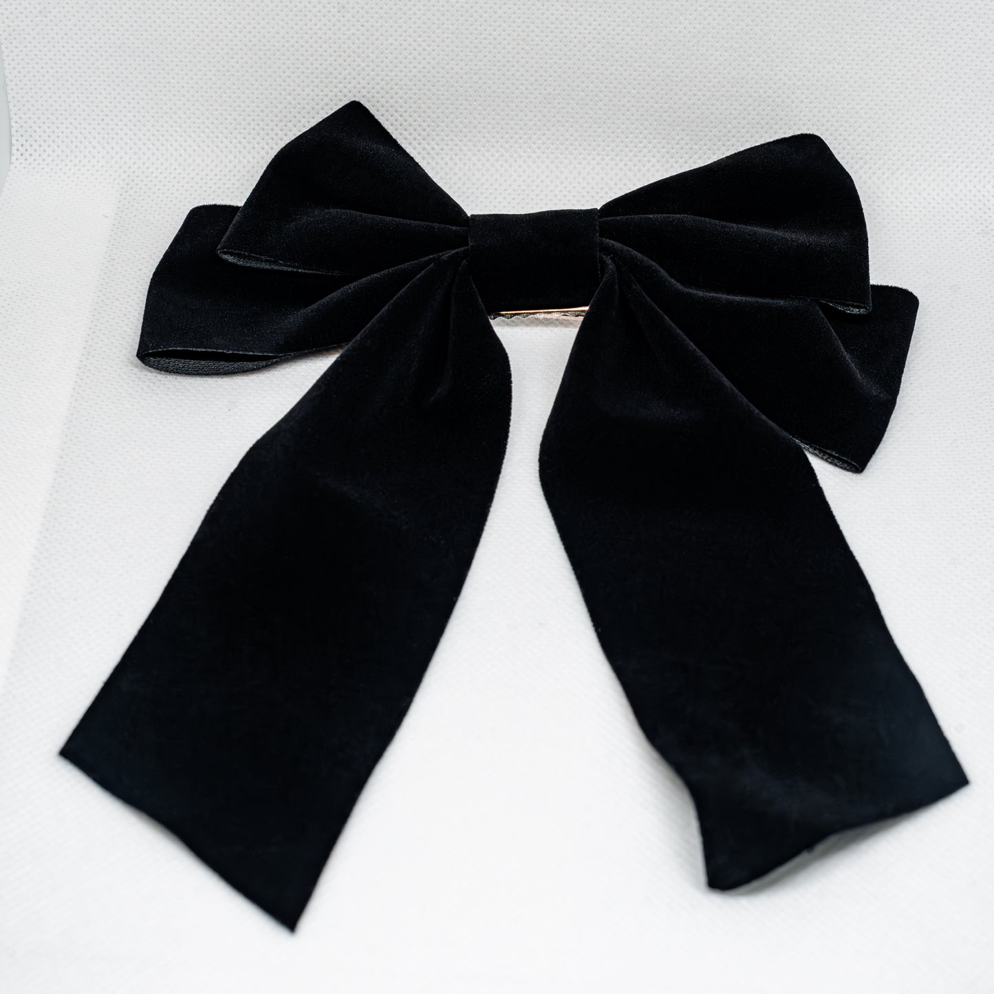 Velvet Black Bow