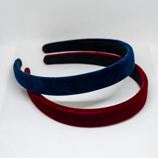Burgundy Velvet Headband