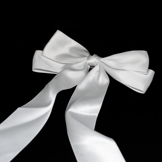 White Hair Bow