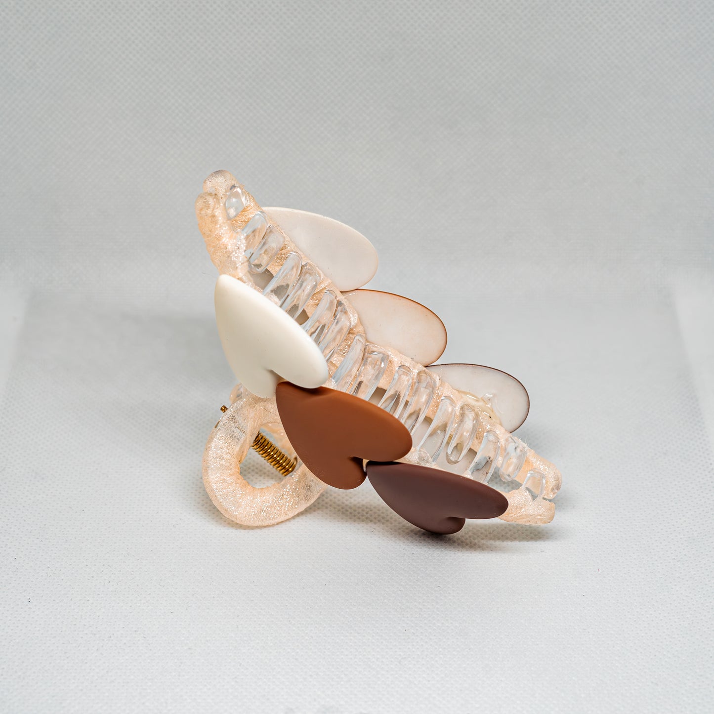 Triple Heart Hair Clip